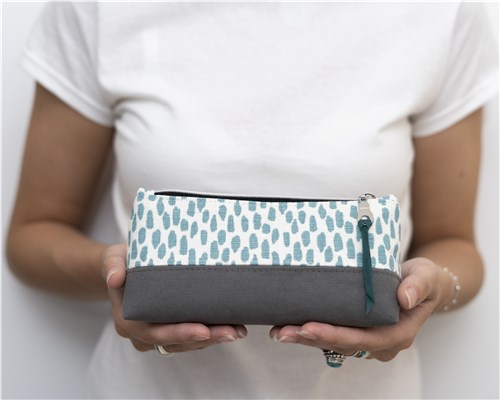 Nora Zipper Pouch,PDF Sewing Pattern & Video Tutorial, Beginner Cosmetic & Toiletry Bag, 3 Sizes