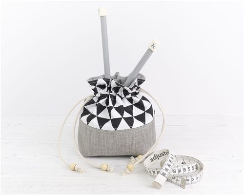 Pippa Drawstring Bag, Sewing Pattern PDF & Video Tutorial, Beginner Project Bag, 3 Sizes