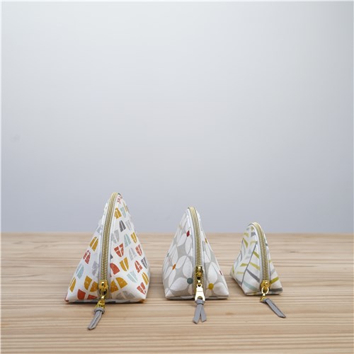 Seren Dumpling Pouch, Sewing Pattern PDF & Video Tutorial, Beginner Zipper Bag, 3 Sizes