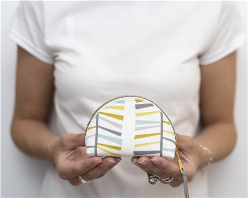 Seren Dumpling Pouch, Sewing Pattern PDF & Video Tutorial, Beginner Zipper Bag, 3 Sizes