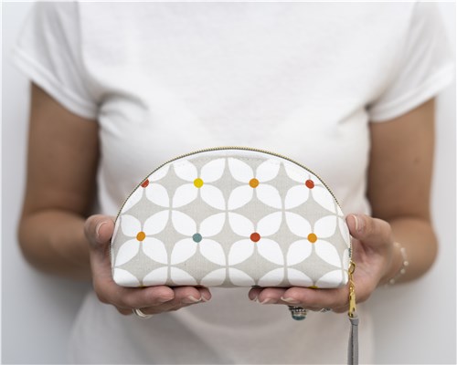 Seren Dumpling Pouch, Sewing Pattern PDF & Video Tutorial, Beginner Zipper Bag, 3 Sizes