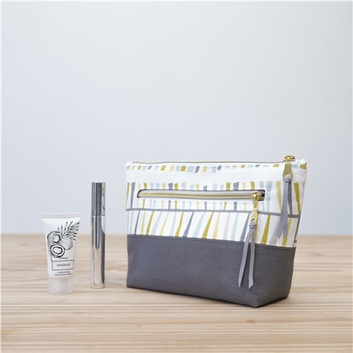 Ayah Boxy Pencil Case, PDF Sewing Pattern & Video Tutorial, Beginner Zipper Pouch, 2 Sizes