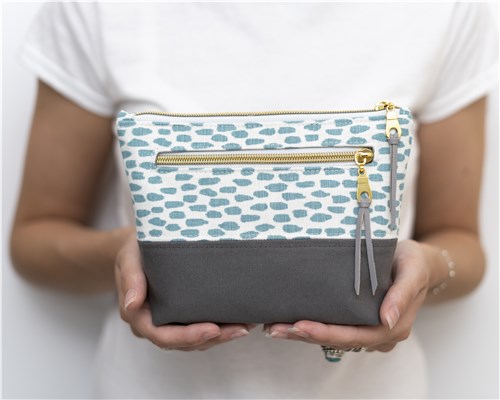Ayah Boxy Pencil Case, PDF Sewing Pattern & Video Tutorial, Beginner Zipper Pouch, 2 Sizes
