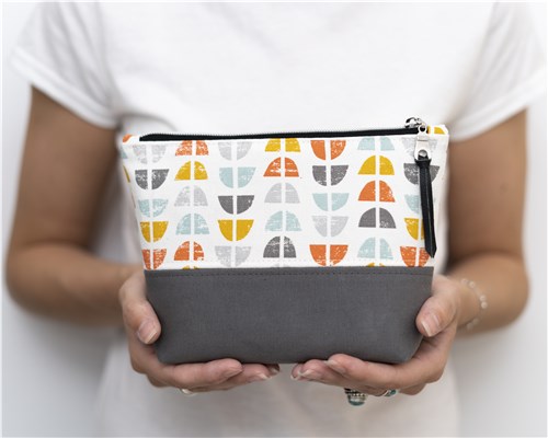 Cecily Zipper Pouch, Sewing Pattern PDF & Video Tutorial, Beginner Cosmetic & Makeup Bag, 3 Sizes