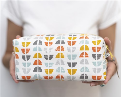 Demi Boxy Pouch, PDF Sewing Pattern & Video Tutorial, Beginner Cosmetic Bag, 3 Sizes