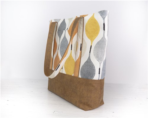 Freya Strappy Tote Bag, PDF Sewing Pattern & Video Tutorial, Beginner Friendly, 2 Sizes