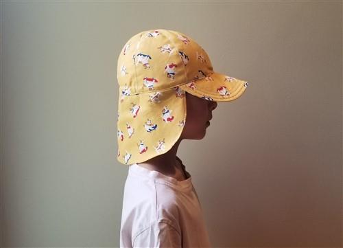 Sun Hat With Neck Flap PDF Sewing Pattern