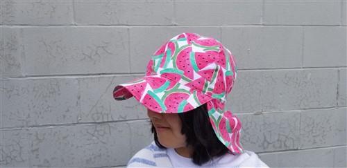 Sun Hat With Neck Flap PDF Sewing Pattern