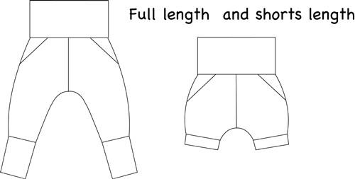 Grow With Me Hugger Jogger PDF Sewing Pattern