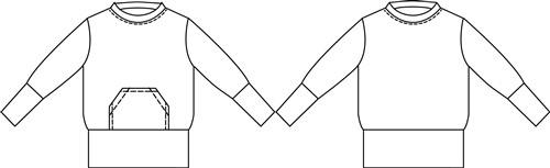 Sweatshirt PDF Sewing Pattern