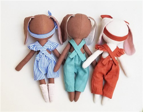 Bunny stuffed animal sewing pattern