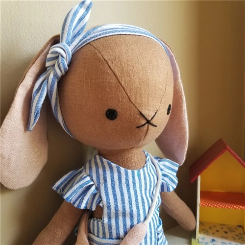 Bunny stuffed animal sewing pattern