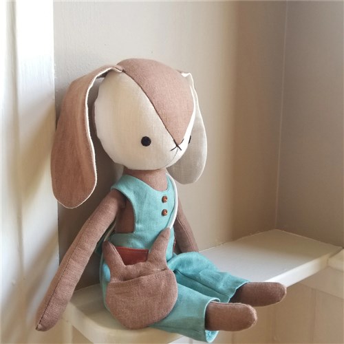 Bunny stuffed animal sewing pattern
