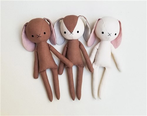 Bunny stuffed animal sewing pattern