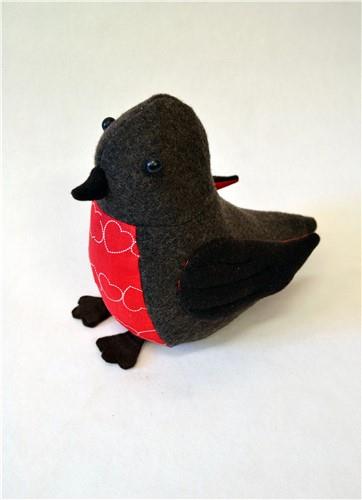 Christmas Robin Bertie Bird Sewing PDF Pattern
