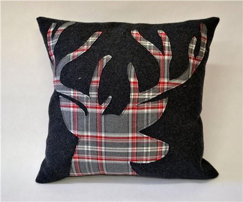 Christmas Stag Pillow Sewing PDF Patterns
