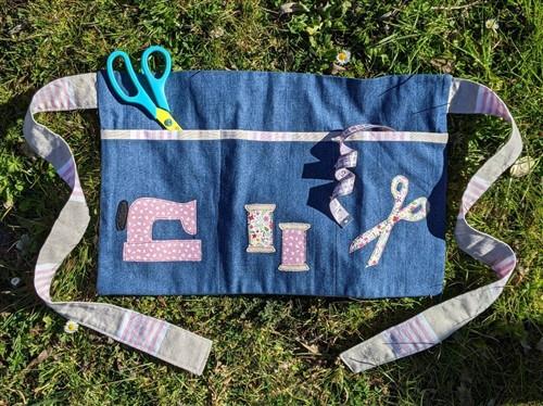 Applique Half Apron PDF Sewing Pattern