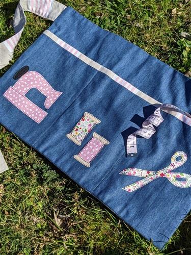 Applique Half Apron PDF Sewing Pattern
