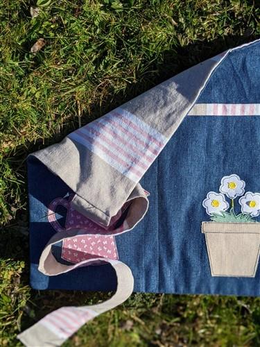 Applique Half Apron PDF Sewing Pattern