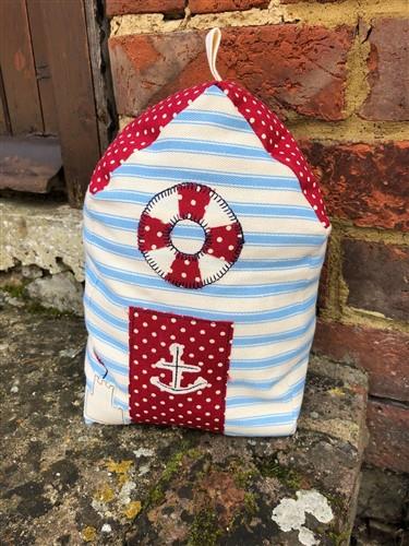 Beach Hut Doorstop Sewing PDF Pattern