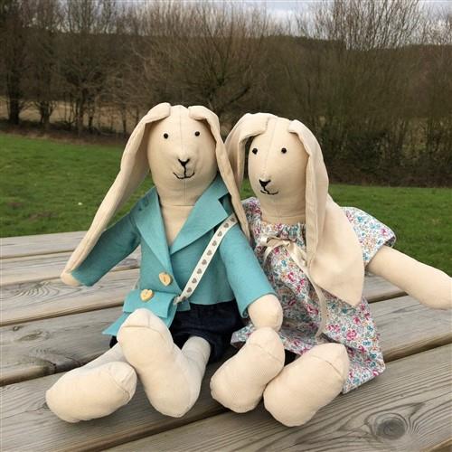 Beatrice & Bobby Bunnies Sewing PDF Pattern