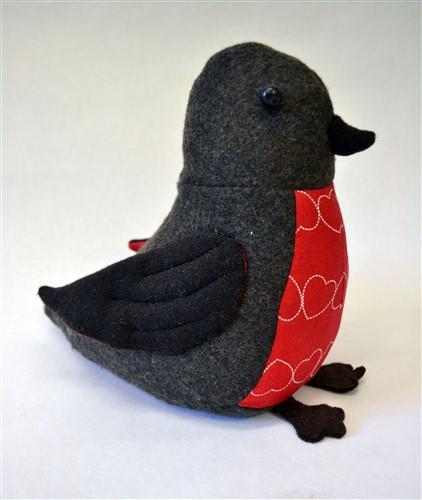 Christmas Robin Bertie Bird Sewing PDF Pattern