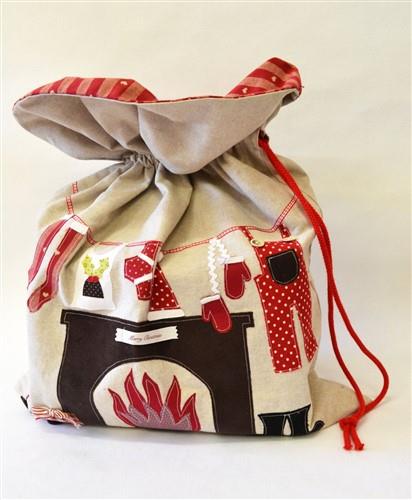 Christmas Present Sack Sewing PDF Pattern