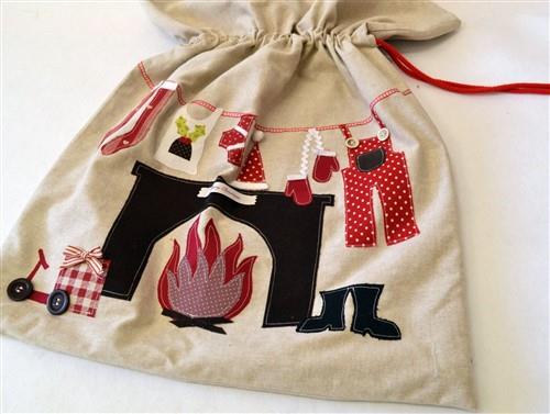 Christmas Present Sack Sewing PDF Pattern