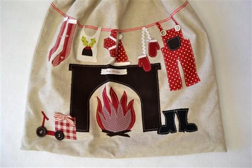 Christmas Present Sack Sewing PDF Pattern