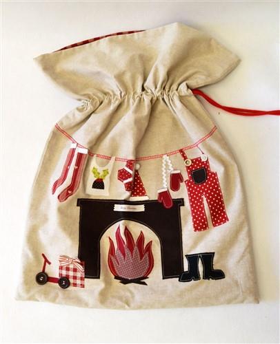 Christmas Present Sack Sewing PDF Pattern