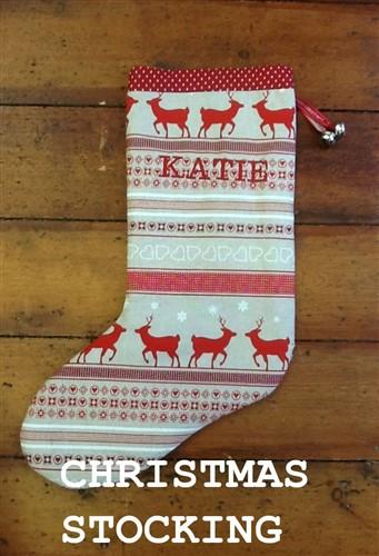 Christmas Stocking Sewing PDF Pattern