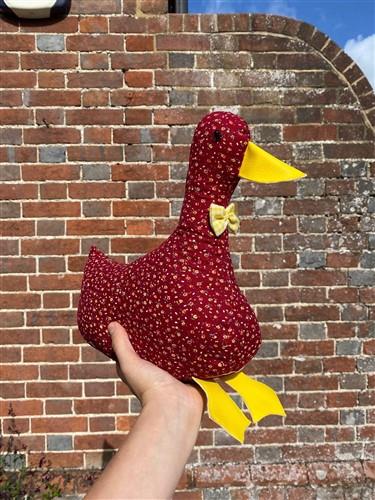 Dilly Duck Doorstop Sewing PDF Pattern