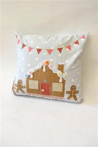 Gingerbread Applique Cushion Sewing PDF Patterns