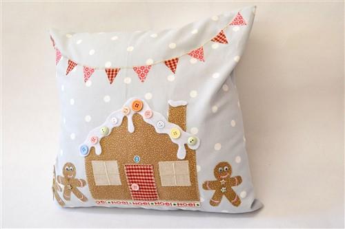 Gingerbread Applique Cushion Sewing PDF Patterns