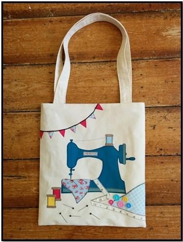 Sewer's Paradise Applique Tote Bag Sewing PDF Patterns