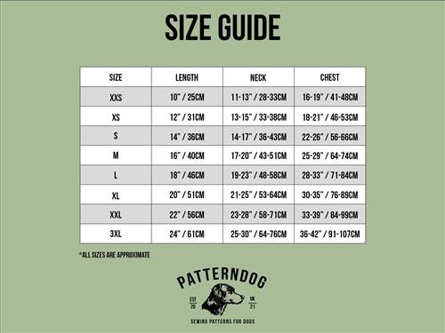 Dog Coat Rain PDF Sewing Pattern