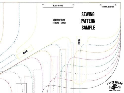 Dog Coat Waxed PDF Sewing Pattern