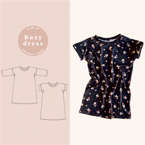 Baby Boxy Dress PDF Sewing Pattern Baby Boxy Dress PDF Sewing Pattern