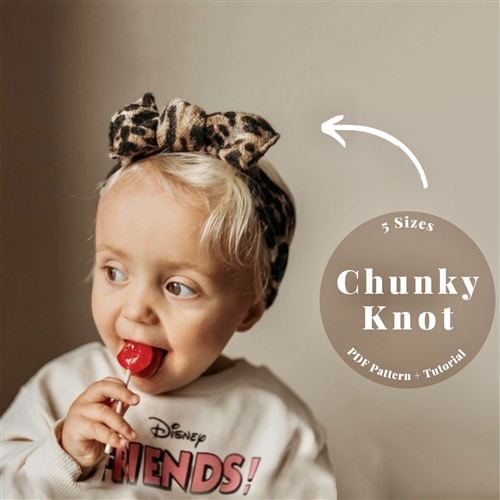 Chunky Knot Headband PDF Sewing Pattern Chunky Knot Headband PDF Sewing Pattern