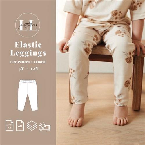 Kids Elastic Leggings Kids Elastic Leggings