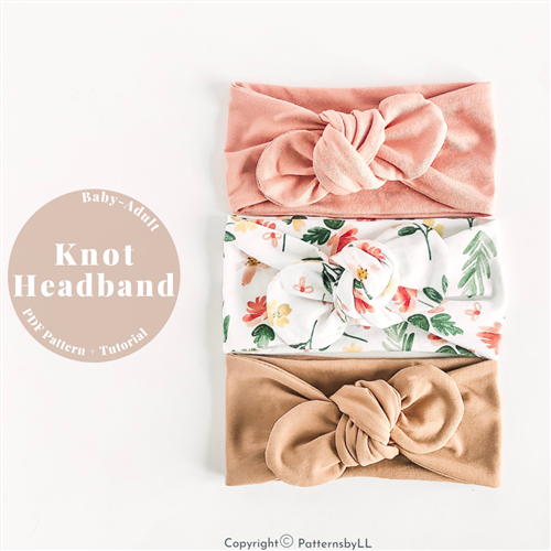 Knot Headband PDF Sewing Pattern Knot Headband PDF Sewing Pattern