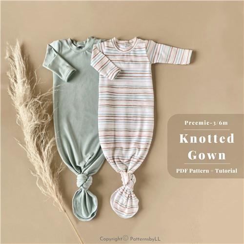 Knotted Baby Gown Knotted Baby Gown