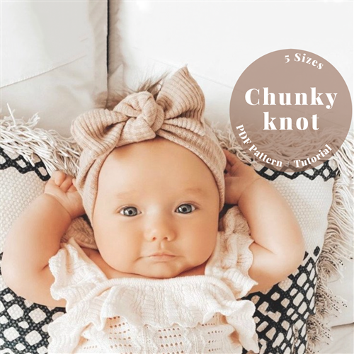 Chunky Knot Headband PDF Sewing Pattern