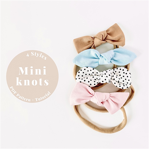 Mini Knot Bows PDF Sewing Pattern