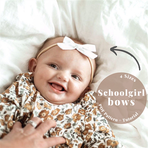 Schoolgirl Bow PDF Sewing Pattern