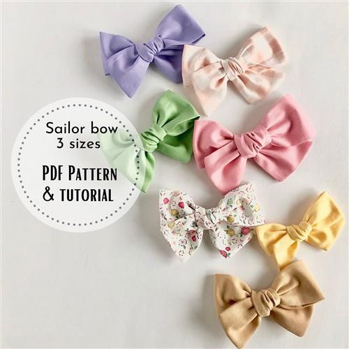 Sailor Bow PDF Sewing Pattern