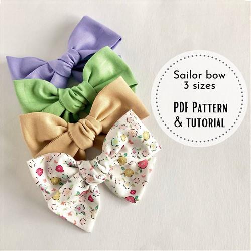 Sailor Bow PDF Sewing Pattern