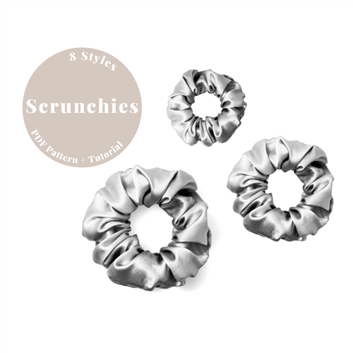 Hair Scrunchies PDF Sewing Pattern