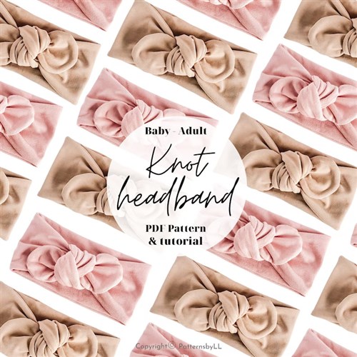 Round Knot Headband PDF Pattern