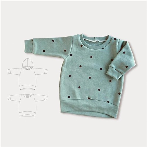 Tunic Sweatshirt PDF Clothing Pattern